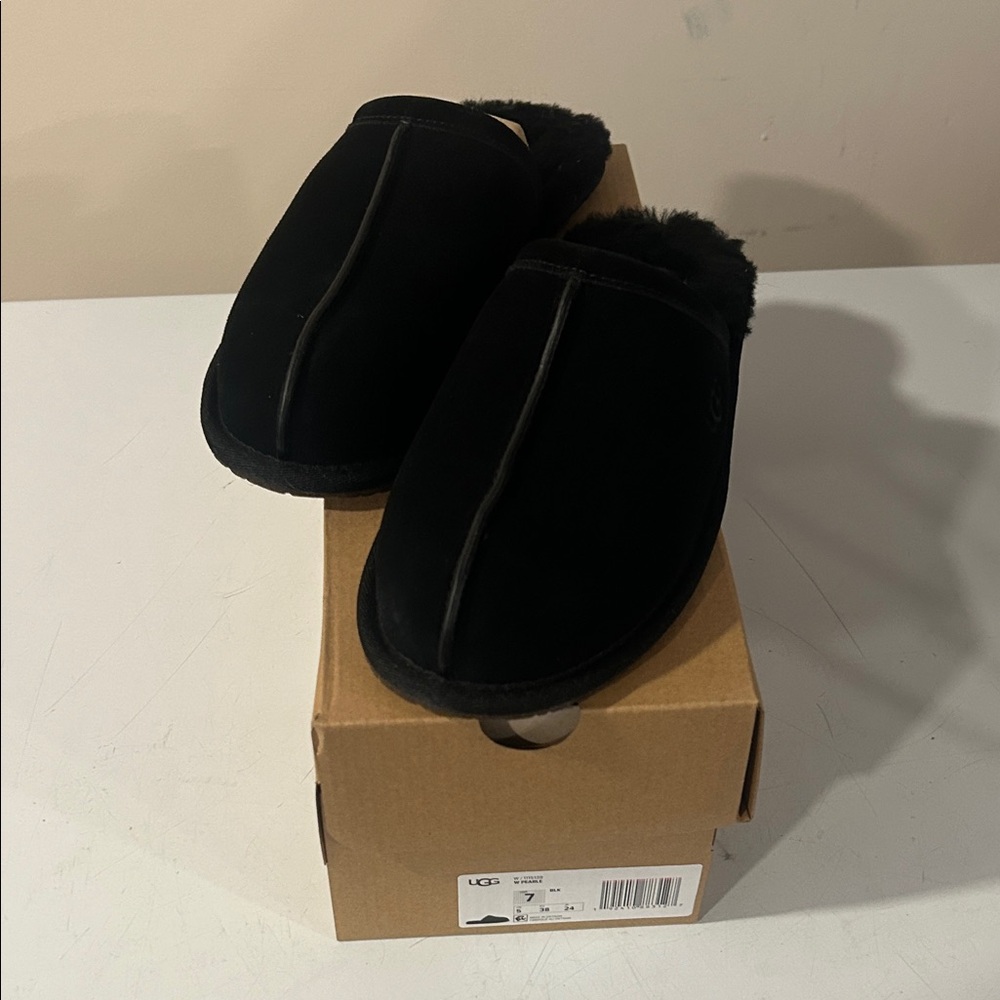 UGG Women’s  Black Slip-On Loafers